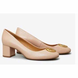 Tory Burch Benton 50MM Pump with Logo Medallion